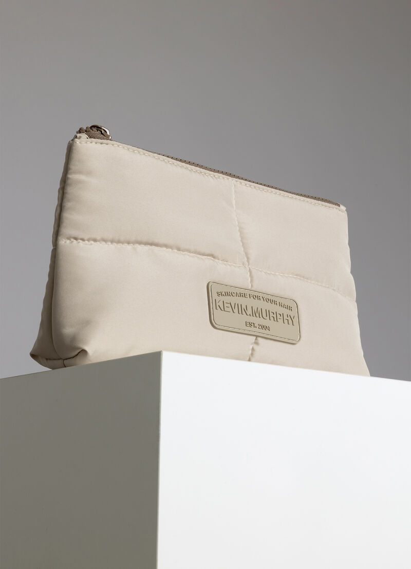 QUILTED MAKEUP POUCH image number 0