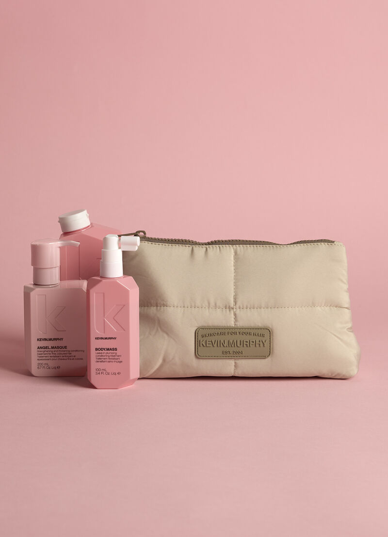 QUILTED MAKEUP POUCH image number 1